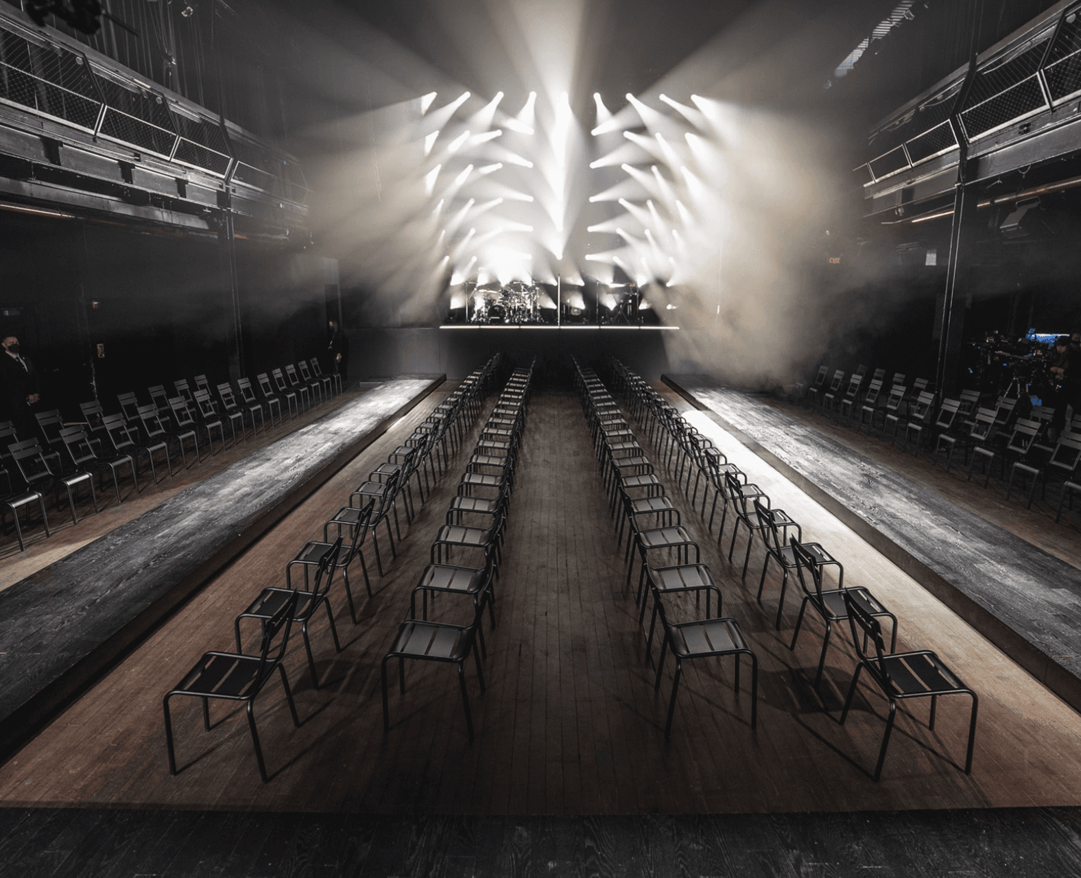 Conference hall set for KOOM Live daytime sessions