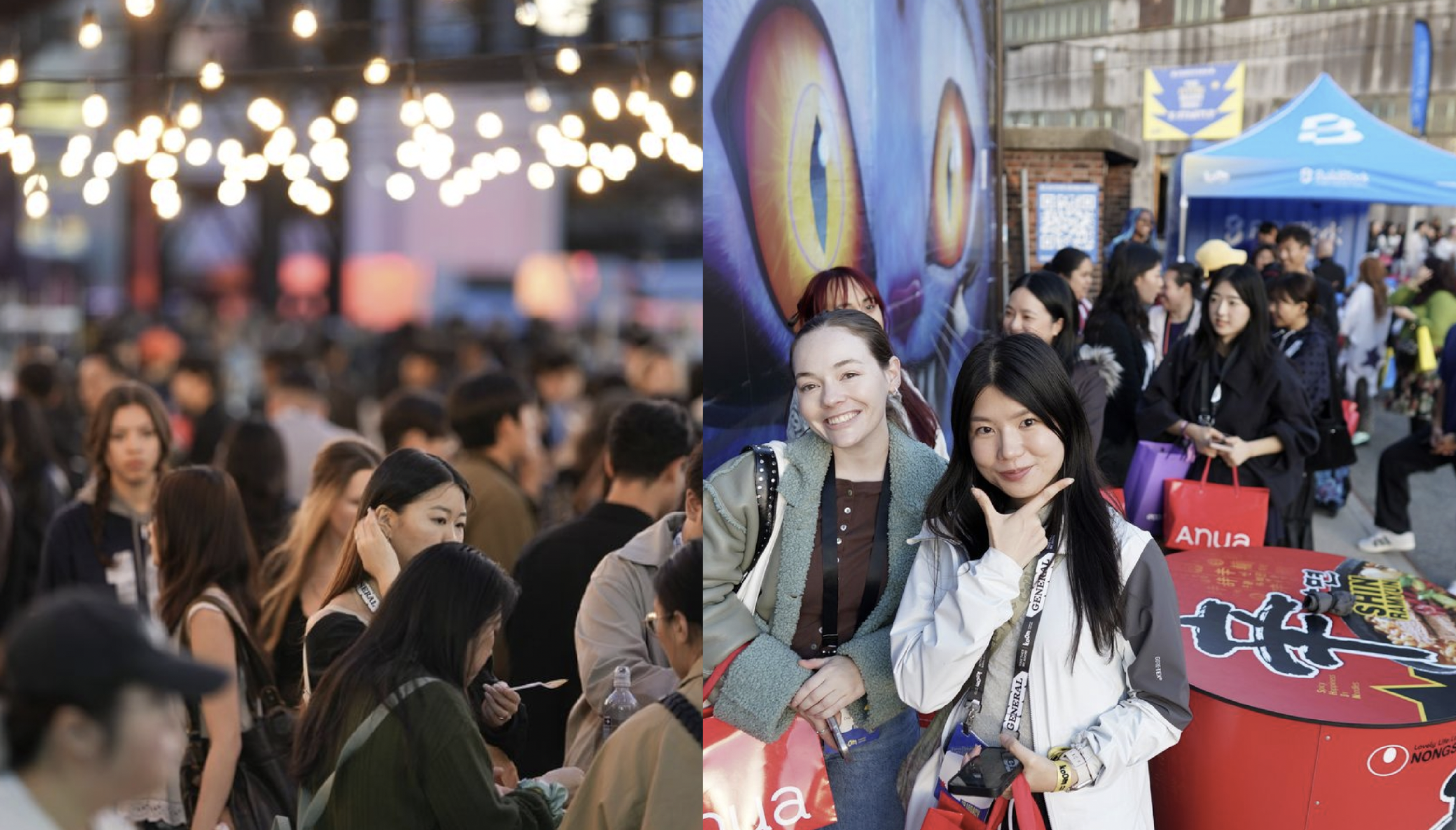 K-Beauty booth experience at KOOM Pop-ups