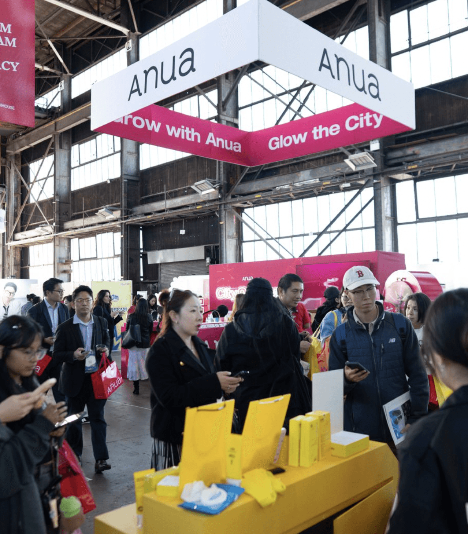 K-Beauty booth experience at KOOM Pop-ups